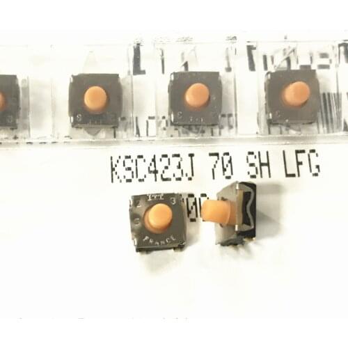 10PCS KSC423J SMD Soft Glue Switch 6*6*5.2 Tact Switch KSC421J Silicone Push Switch S