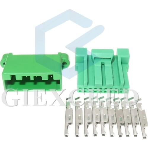 2 Sets 10 Pin IL-AG5-10S-S3C1 Auto Radio Module Harness Connector PCB Socket For Honda