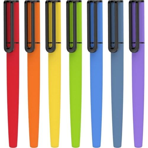 200pcs/lot Plastic gel pen 0.5mm black gel-ink promotional pens for writing gift