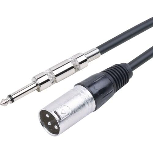 6.3/6.5/6.35 to male line Balance the cannon line microphone cable Tuning decca dragon line Connecting Stereo audio line