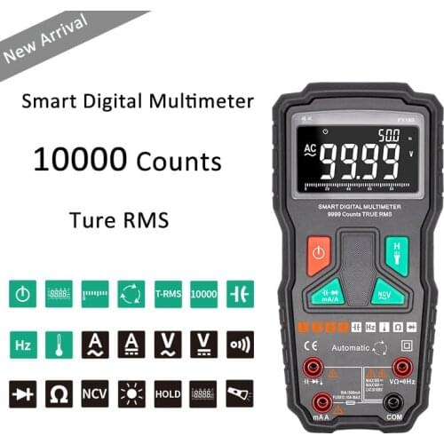 9999 Counts True-RMS NCV Smart Digital Multimeter High Precision Multimeter Automatic Multimeter Professional Multimeter Tester
