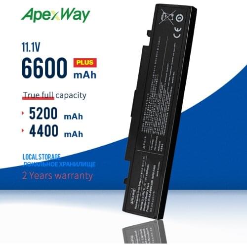 Apexway 11.1V laptop battery For Samsung AA-PB9NS6B PB9NC6B R580 R540 R519 R525 R430 R530 RV511 RV411 RV508 R528 Aa Pb9ns6b