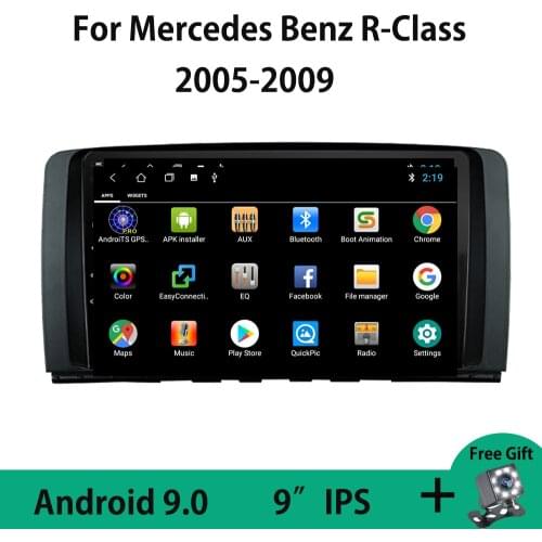 Android 9.0 Car Radio Player Navigation Stereo For Mercedes Benz R-Class R Class W251 R280 R300 R320 2005 2006 2007 2008 2009 BT