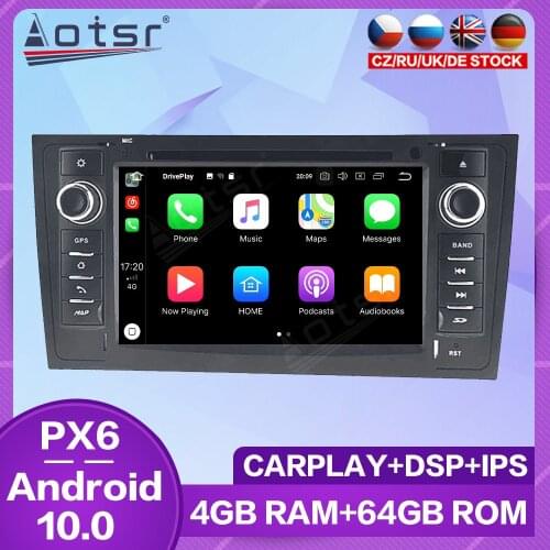 Car Radio For Audi A6 4B C5 1997 1998 1999 2000 - 2005 GPS Navigation Android Multimedia Player PX6 Audio Screen Stereo Carplay