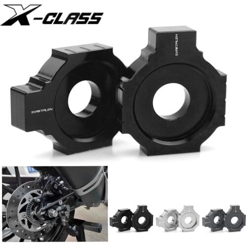 Motorcycle Rear Wheel Chain Adjusters Blockers CNC Aluminum Accessories for Husqvarna Svartpilen 401 250 2018 2019 2020 2021