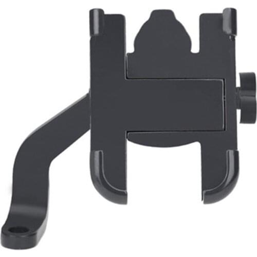 Aluminum Alloy Fixed Mobile Phone Holder GPS Adjustable Width Suitable For Motorcycles Rearview Mirror Type