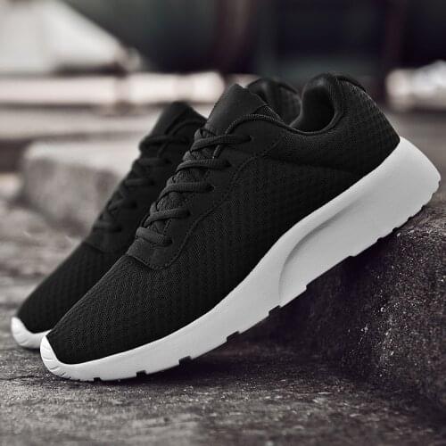 Breathable Mesh Sneakers Men Running Shoes Nonslip Sport Shoes Light Trainers Comfort Gym Shoes Athletic Shoes Walking Shoes Men