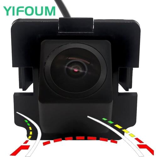 Fisheye HD Dynamic Trajectory Wireless Car Rear View Backup Parking Camera For Mitsubishi Outlander XL Airtrek 2003-2012 2013