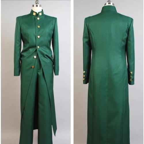 JoJo s Bizarre Adventure Stardust Crusaders Noriaki Kakyoin Coat Pants Cosplay Costume custom any size