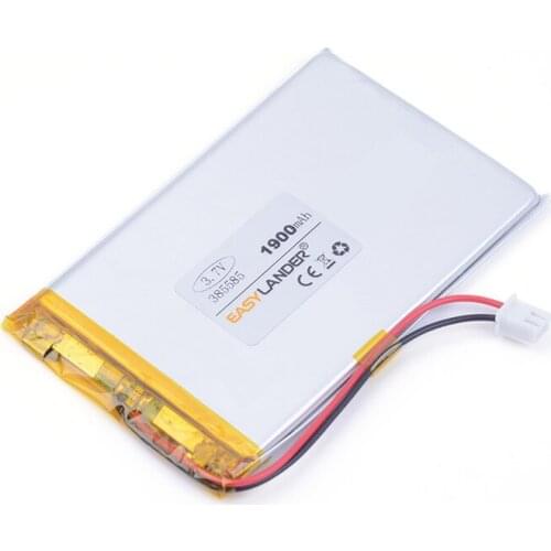 Lithium ion batteries 2.54 1900mAh 385585 3.7V special offer polymer lithium battery