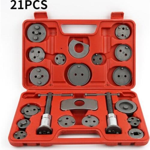 21pcs Universal Car Disc Brake Caliper Wind Back Brake Piston Compressor Tool Kit Car Repair Tools