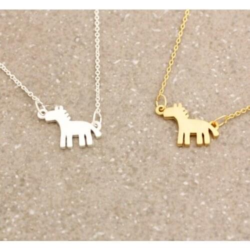 Newest Listing Jewelry Necklace, Horse Pendant Necklace,Cute Delicate Animal Jewelry,Chinese zodiac Necklace