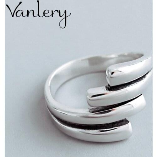 New Trendy Personality Punk Chains Rings For Women Lady Resizable Size Rings Party Jewelry Charm Gifts