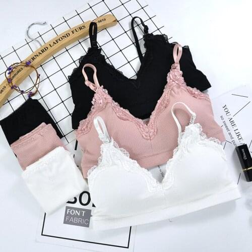 Sexy Womens Underwear Suit Lace Push up Bra and Panty Sets Female Brassiere Seamless Lingerie Set