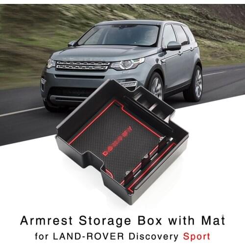 Armrest Storage Box for Land Rover Discovery Sport 2014 2015 2016 2017 2018 Console Glove Tray
