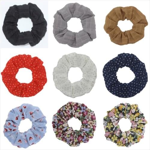 Women Scrunchie Elastic Hair Bands Kawaii Hair Accessories Headband Elastici Per Capelli Moda Coreana Mujer Opaska Na Wlosy