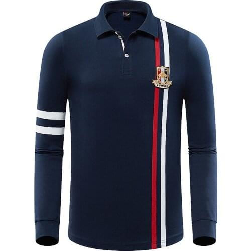 Spring Autumn Golf Shirt Apparel Mens Quick-Drying Long-Sleeved T-shirt Button Lapels Breathable Comfortable Golf Sportswear