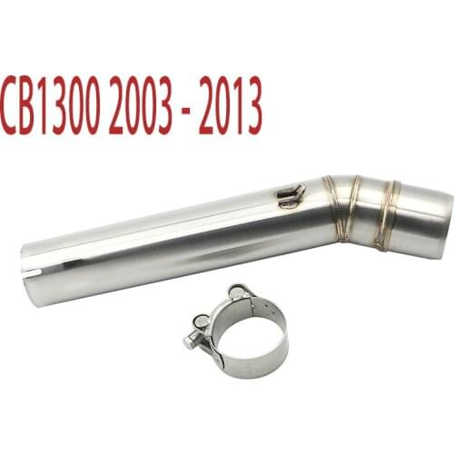 Slip-on 51MM Motorcycle Exhaust Middle Muffler Link Pipe tube Escape Connection System For Honda CB1300 CB 1300 2003 - 2013 2012