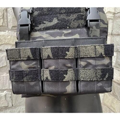 Tactical Vest 119 FCSK AVS Triple Magazine Insert Pouch 5.56 7.62 AK47 Magazine Holder Expansion Conversion Panel