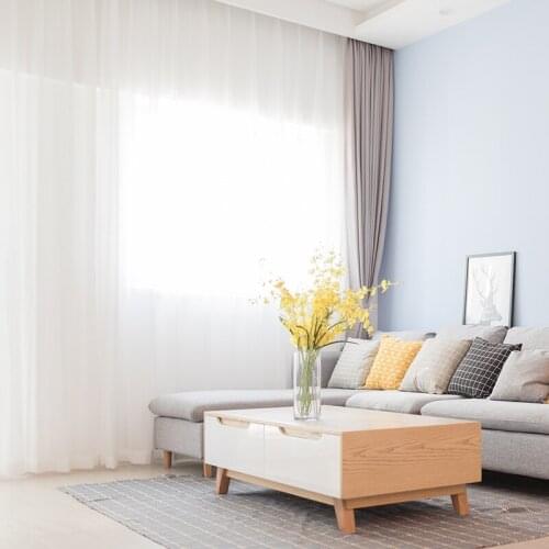 Jacquard Tulle White Window Sheer For Living Room Bedroom And Wedding Arch Party Stage Decoration Transparency Backdrop TJ0347-1