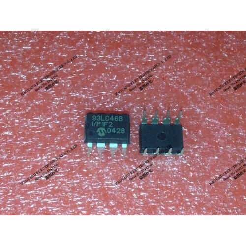 10pcs 93LC46B-I/P 93LC46B