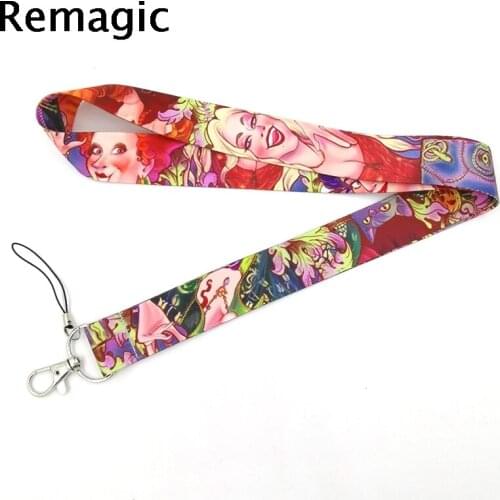 20pcs Funny horror strap decorations Neck Strap Lanyard keychain Mobile Phone Strap Badge Holder Keyring cosplay Accessory