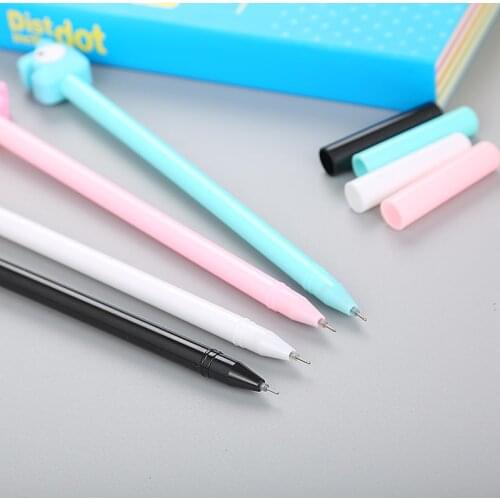 32 Pcs Creative Sweet Lover Neutral Office Black Signature Pen Cute Student Stationery Pair of Mouth Couple Supplies Wholesale