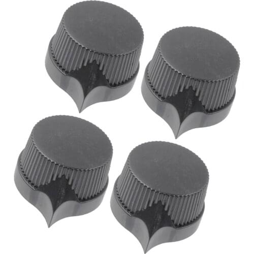 4pcs Practical Guitar Plastic Volume Tone Knob Cap Control Knobs Musical Instrument Parts