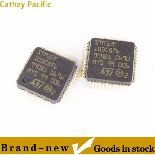 5-10piece)100% New STM32F103C8T6 STM32F 103C8T6 QFP-48 Chipset