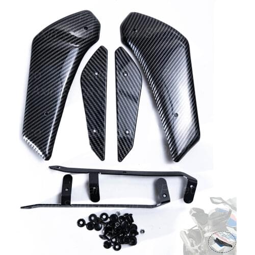 Carbon Fibre Side Spoiler Downforce Winglets Fairing For BMW S1000RR 2015-2020