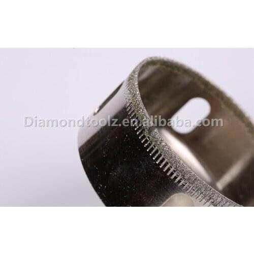 Talentool 110MM Diamond Tipped Hole Saw Diamond Coated Core Drill Bit Wet Saw for Glass, Ceramic, Tile