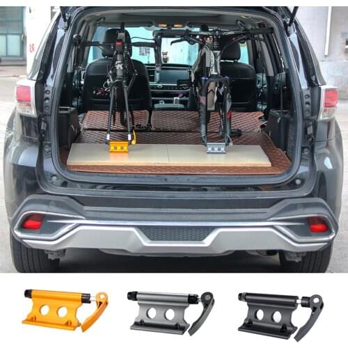 Car Roof MTB Bike Rack Quick-release Fork Installation Mount Holder Lock Truck Cycle Mount Bracket Rack Block Bicycle Accessorie