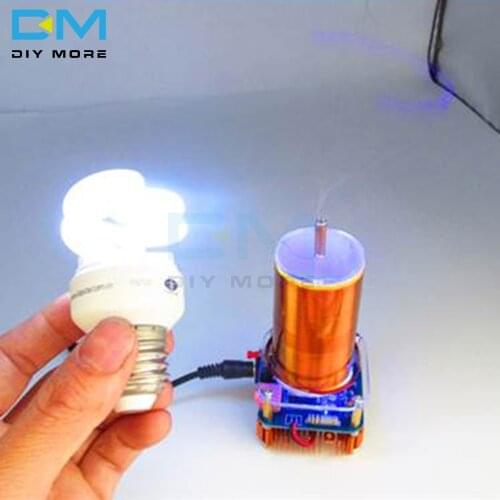 Magical Music Rotating Tesla Coil Generates High Temperature High Pressure Plasma Audio Port For MP3 Mobile Phone Computer 24V
