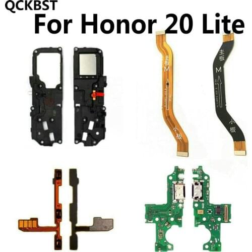 Main Board Motherboard Power Volume Flex Cable For Huawei Honor 20 Lite Loud Speaker Ear Earpiece Micro usb charging board