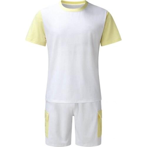 Two Piece Fashion Men Casual Sweat Suit Activewear Activewear Sports Suit High Waist for Training