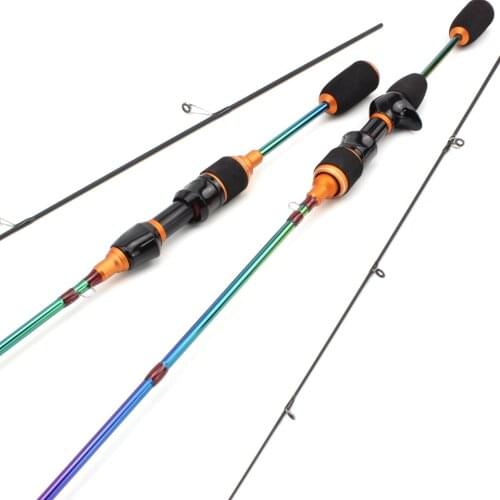 NEW 1.8m ul Slow spinning Casting lure rod 3-7g lure ultralight rods ultra light solid tips pole Colorful beautiful fishing rod
