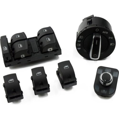 New Mirror switch Window Switch headlight switch For AUDI A3 S3 A6 S6 C6 Q7 RS6 A6 allroad quattro 4F0959565 4F0959851 4F0959855