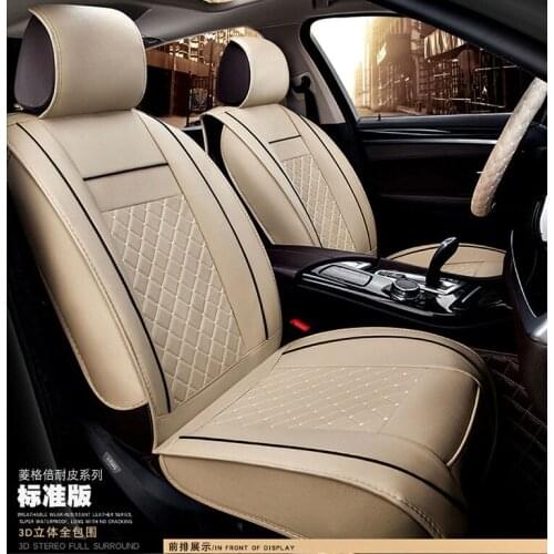 Pu car seat cushion seat mat pu pads for AUDI A4L A6L Q3 Q5 Q7 A7 A3 BMW 320i 328li 316i Mini One benz GLK300 C200L GLK260 C180L