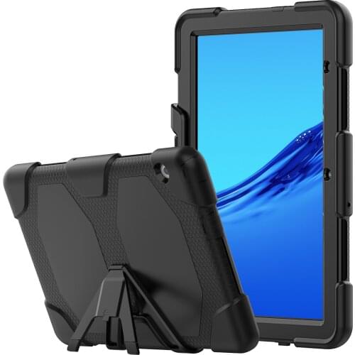 Heavy Duty Protection Case for huawei mediapad t3 10 case Soft Silicone Full body Cover with Kickstand for huawei mediapad t5 t8