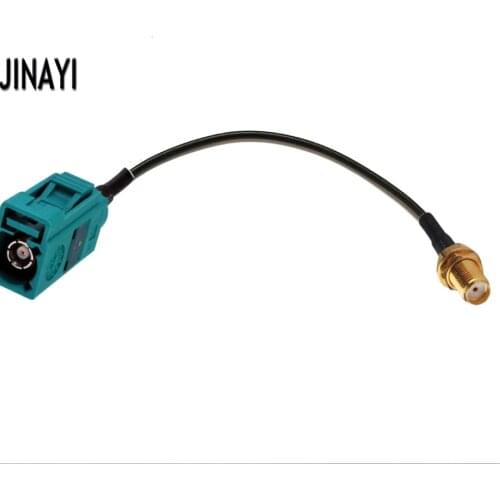 10pcs Fakra Jack Z Female to SMA Female GPS Antenna Extension Cable RG174 50ohm 10/15/20/30/50cm 1/2/3m