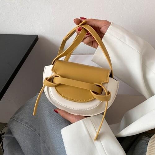 High sense of small bag female summer 2021 new fashion single shoulder messenger female bag wild small fresh mini saddle bag