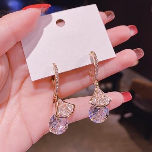 Shinning Zircon Micro Pave Earrings Etrendy Personality Luxury High Grade New Jewelry bijoux