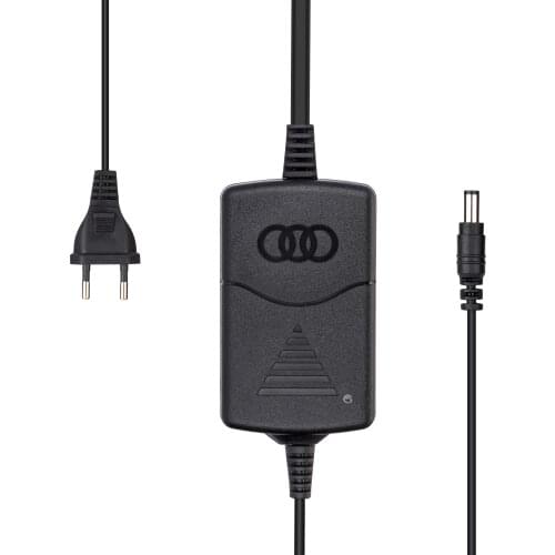 1PCS 12V2A Power Adapter Dual Output Charger 12 Volt Indoor Switching Power Supply Two Wire Adapters US/EU Plug CCTV Security
