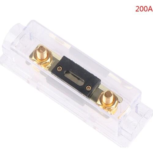 1PCS Transparent 100 200 300 AMP ANL Fuse Holder Bolt-on Fuse Fuse Holders