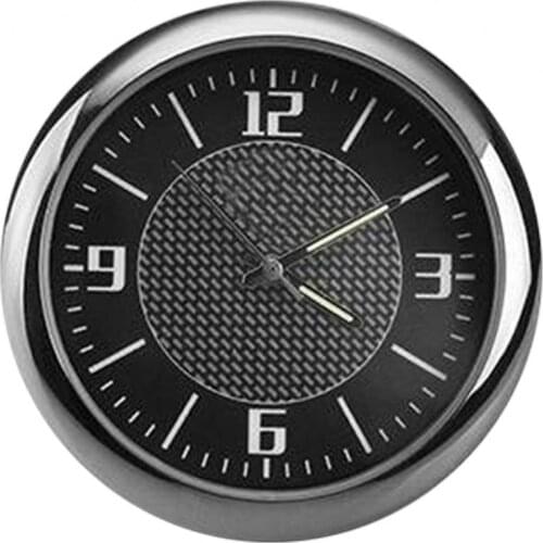 30% Dropshipping!!Auto Car Vehicle Luminous Round Quartz Clock Watch Dashboard Air Outlet Decor