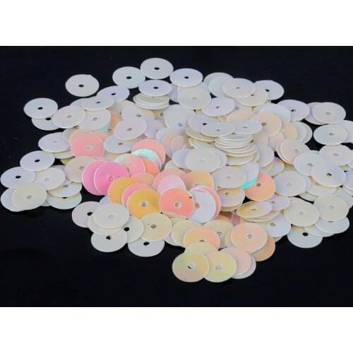 8.5mm 100g/bag Round Colorful Sequins Loose Paillette DIY Sewing Clothing Craft Homemade Decoration Accessories