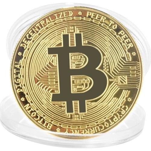 Bitcoin BTC Rose rubles commemorative Gift Souvenir Gold Silver Physical Collectible Plated Coin Art Antique Imitation Million
