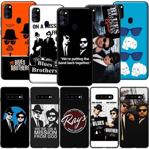 GX41 Blues Brothers Case for Samsung A6 A7 A8 Plus A9 A10 A20 A30 A40 A50 A60 A70 A01 EU A11 A21S A31 A41