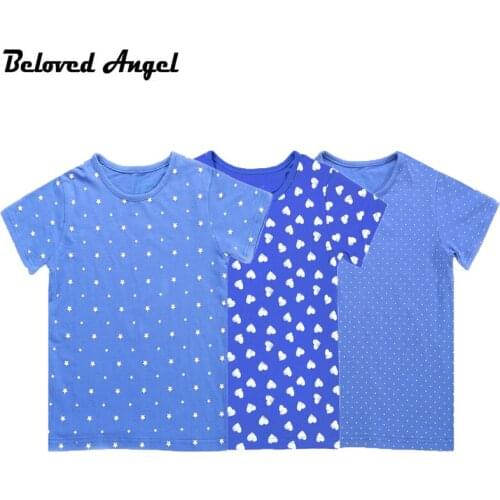 Children Clothing Boys Girls Tops 2018 Kid T shirts Infant Clothes Kids Tee Shirt 100% Cotton Print Baby Clothing