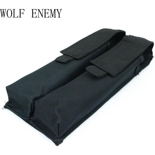 Airsoft Molle Double P90/UMP Military Magazine Pouch Coyote Tactical TAN BK CP ACU OD Woodland Camo
